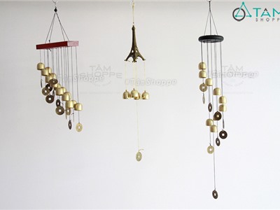 Chuông gió đồng tiền may mắn